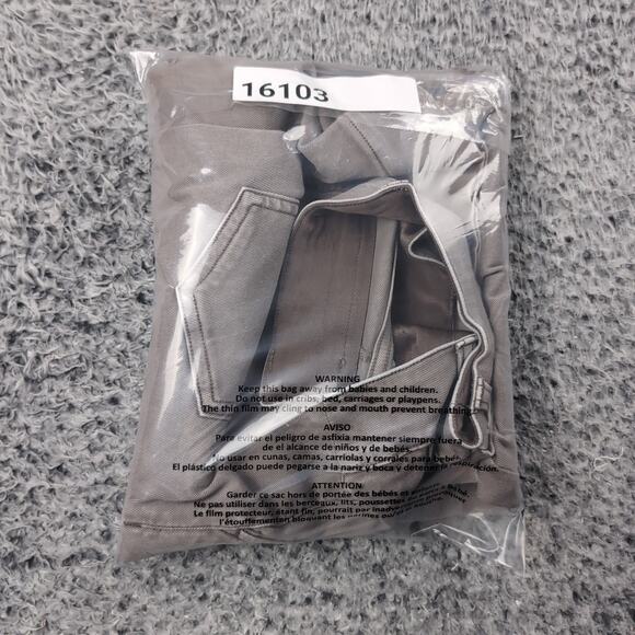 Spanx Pants Women Medium Beige Stretch Twill Wide Leg Pull On Khaki Cropped - Picture 10 of 10